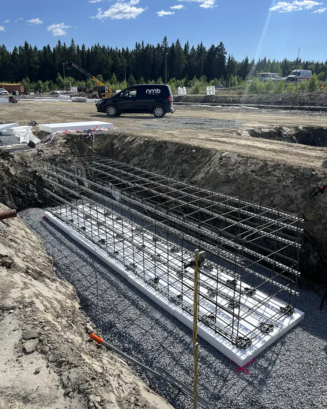 markarbeten och betongarbeten